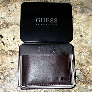 Brand new brown leather Guess wallet
